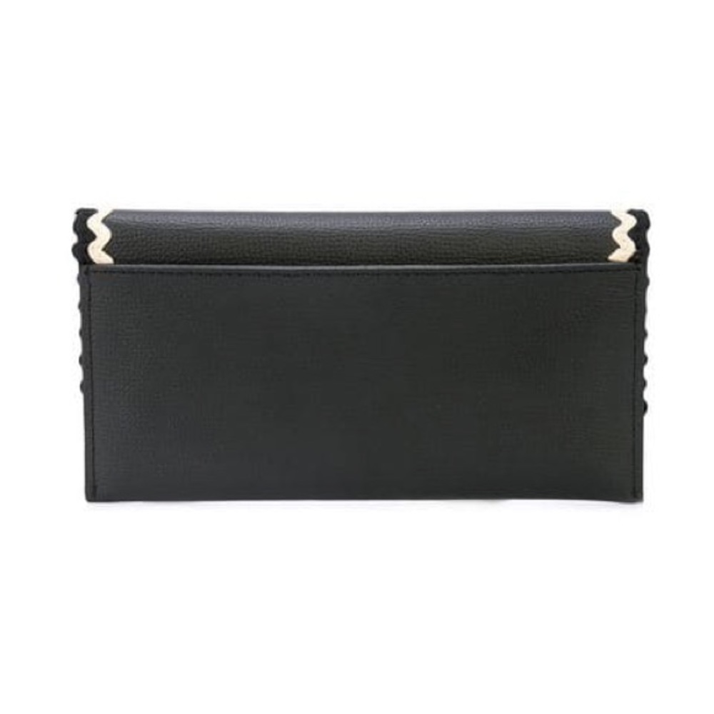 Loeffler Randall Navy Scallop Oversize Wallet - Picture 3 of 8